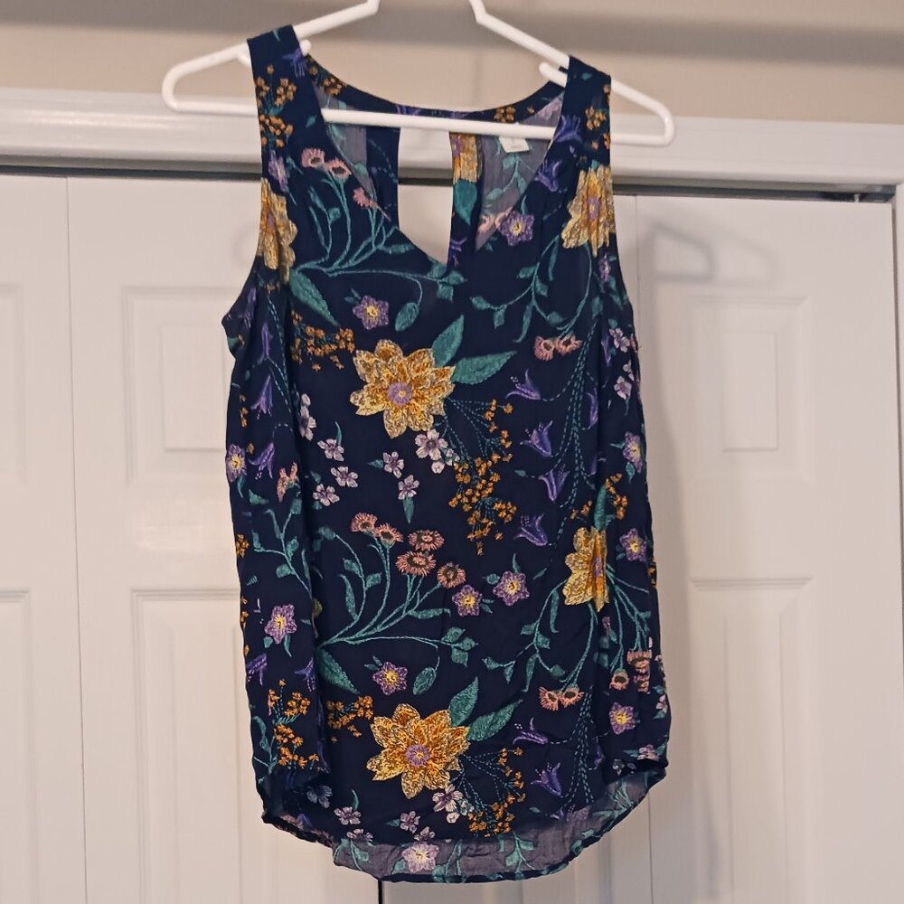 #92 3/$18 - Old Navy Blue/Purple Tank Top Size S